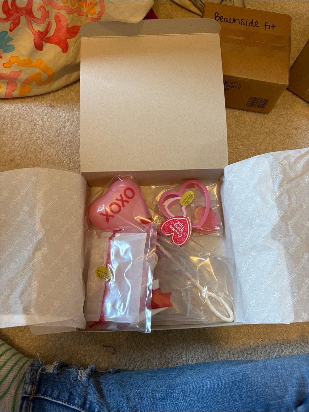 American Girl Valentines Party Set